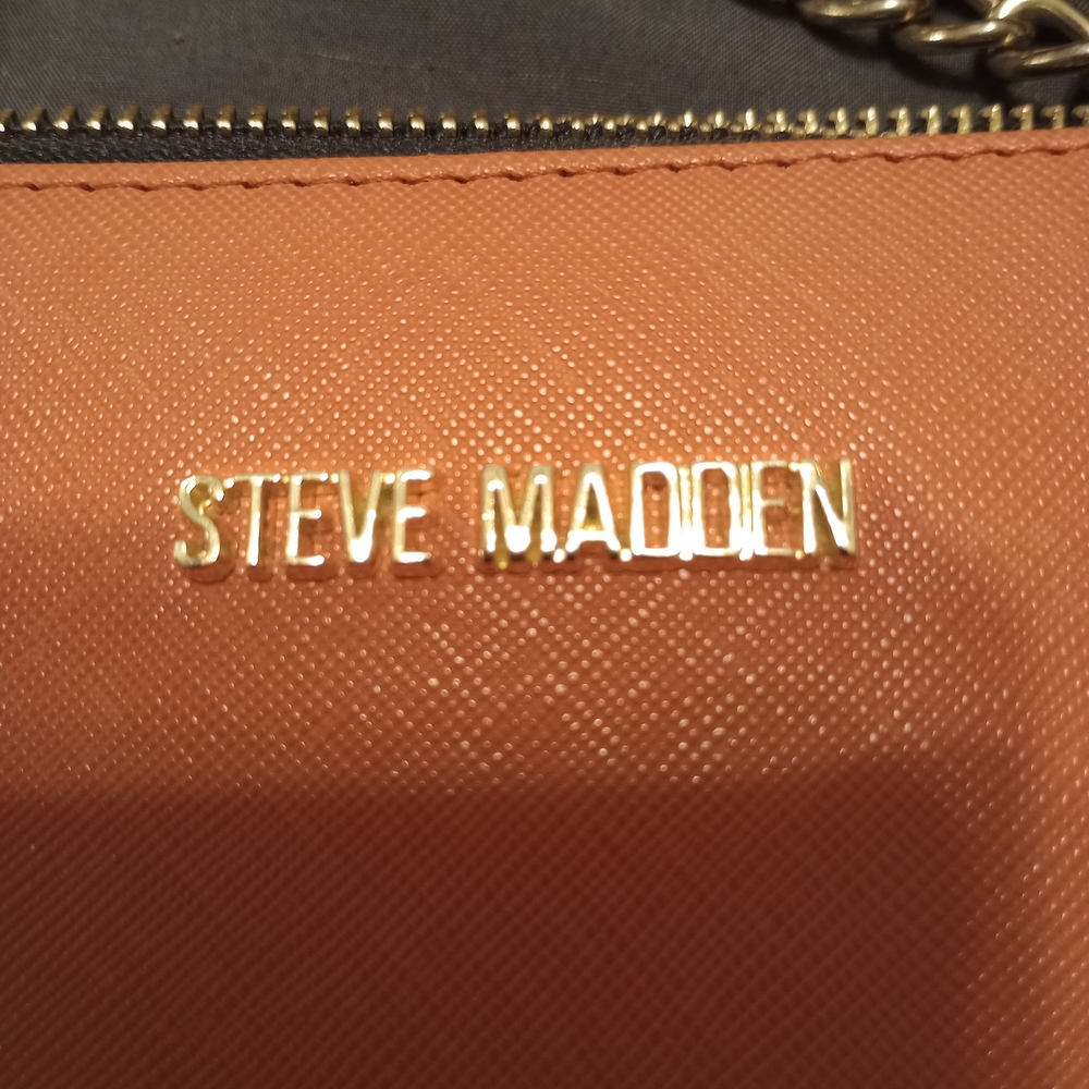 Steve Madden Tangerine Shoulder Bag with Gold Detail